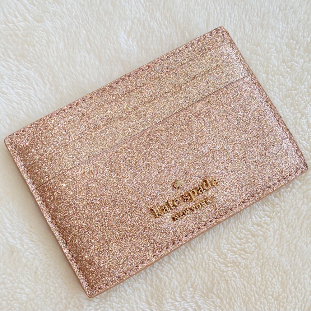 Kate Spade Joeley Rose Gold Card Holder